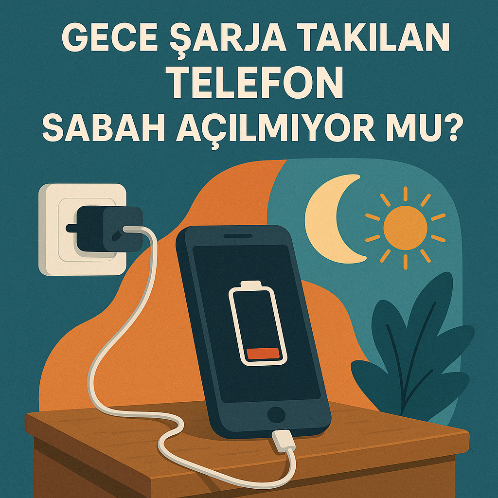 Gece şarja takılan telefonun sabah açılmamasının olası nedenleri