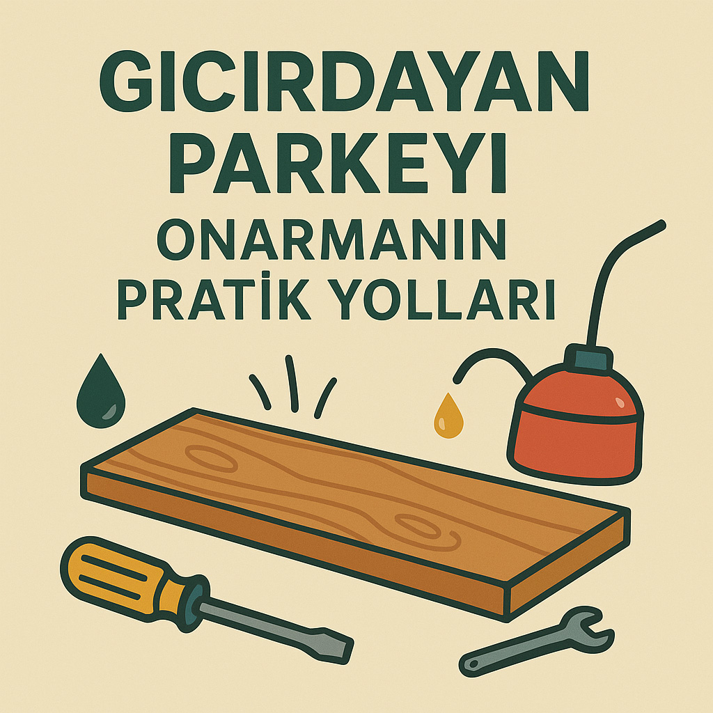 Gıcırdayan Parkeyi Onarmanın Pratik Yolları