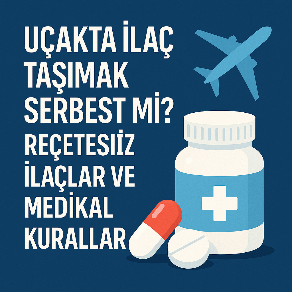 Uçakta İlaç Taşımak Serbest Mi? Reçetesiz İlaçlar ve Medikal Kurallar