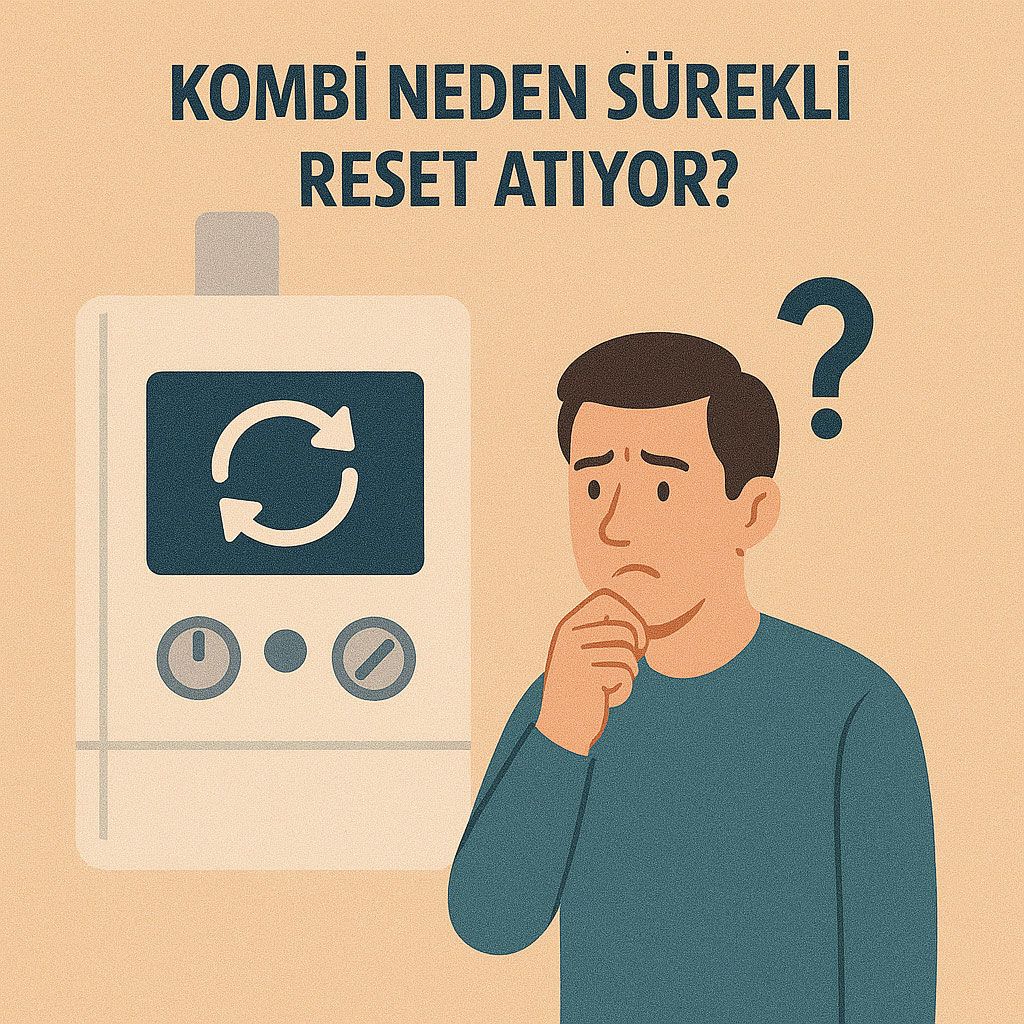 kombi reset atıyor