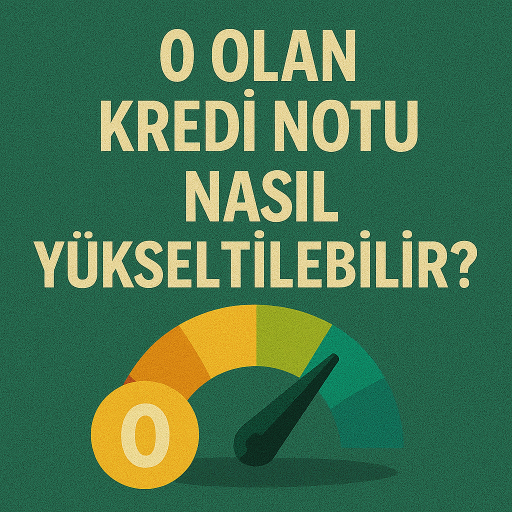 0 Olan Kredi Notu Nasıl Yükseltilebilir?