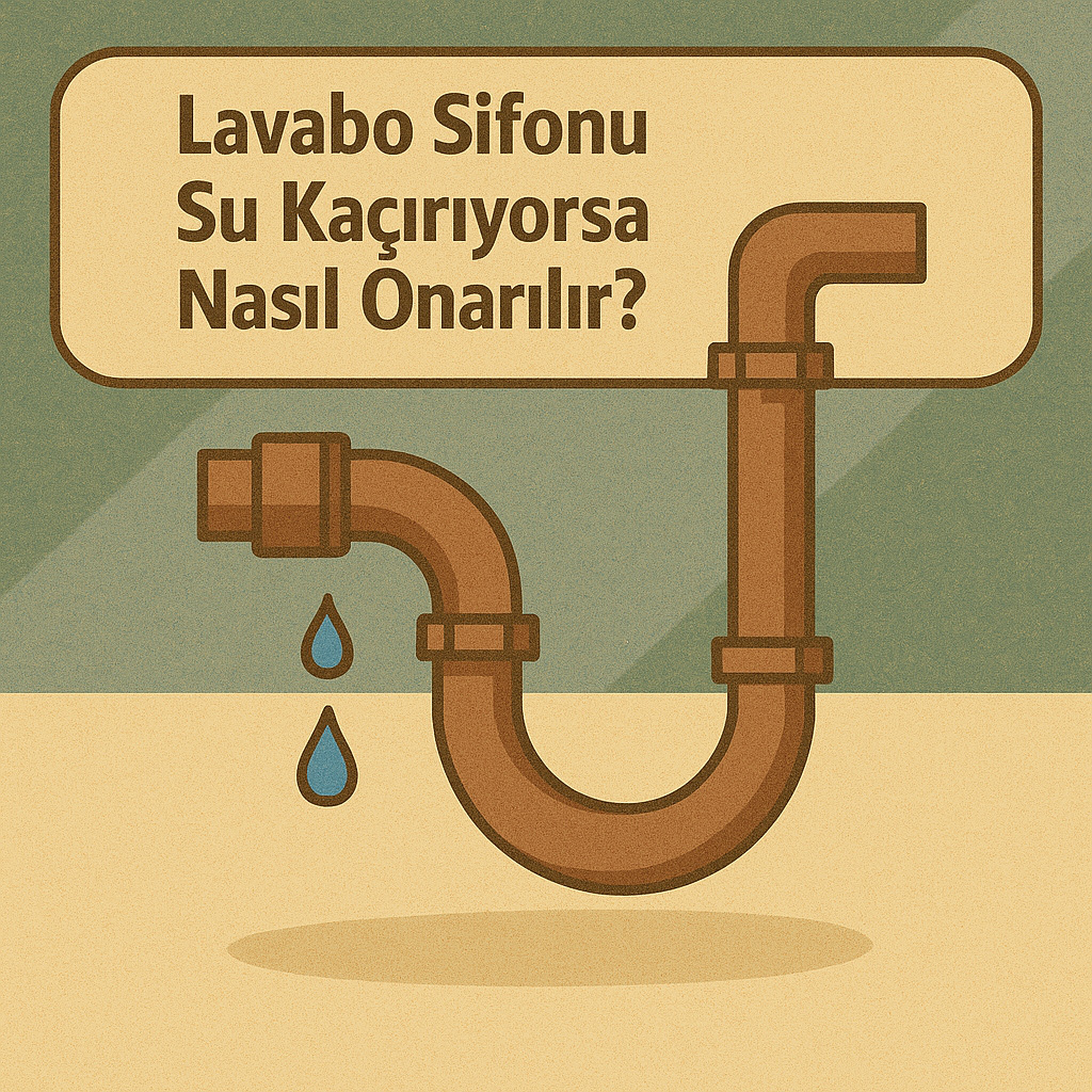 Lavabo sifonu su kaçırıyor nasıl onarılır