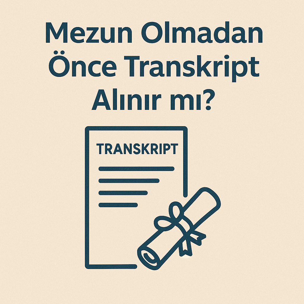 Mezun olmadan transkript alma