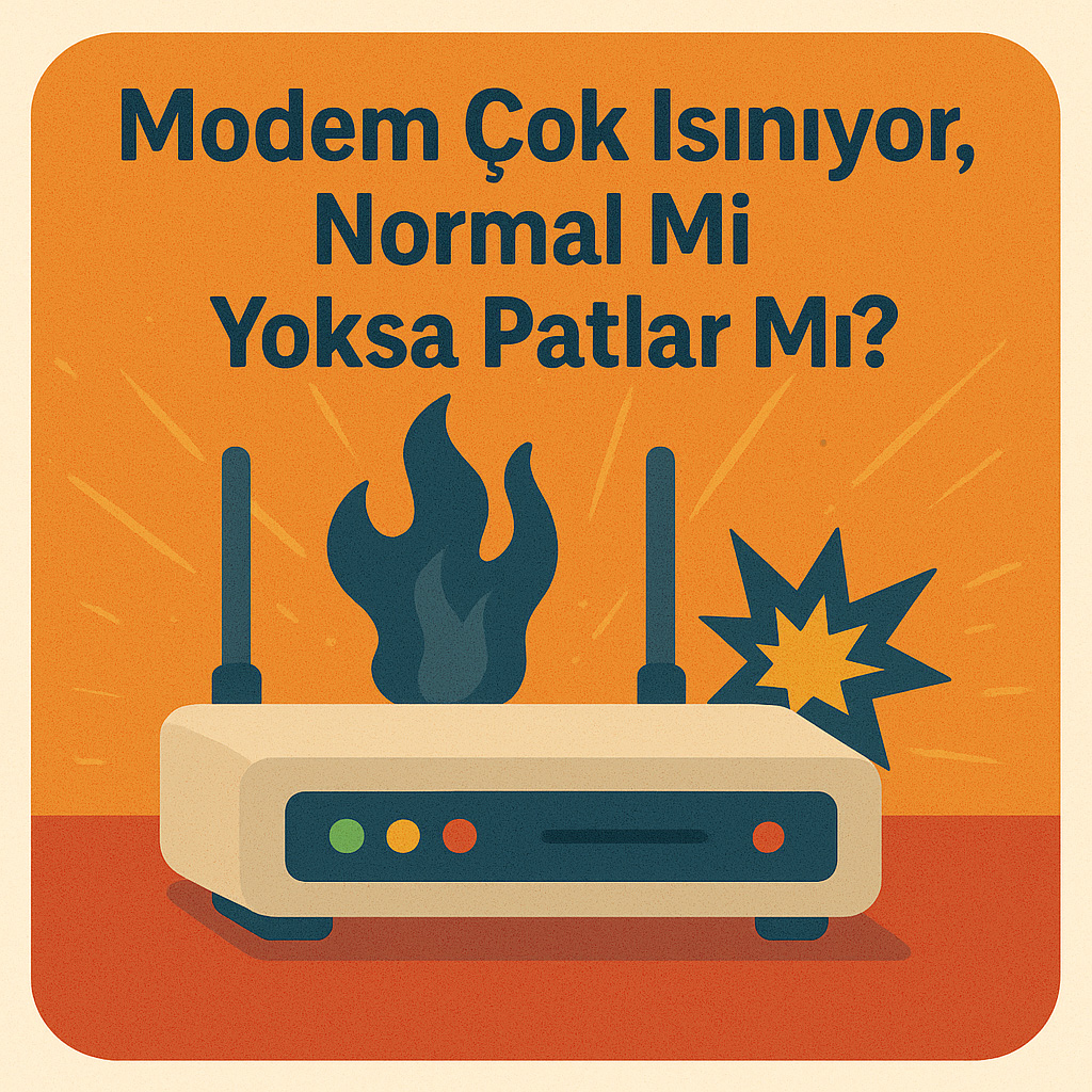 Modem Çok Isınıyor, Normal Mi Yoksa Patlar Mı?
