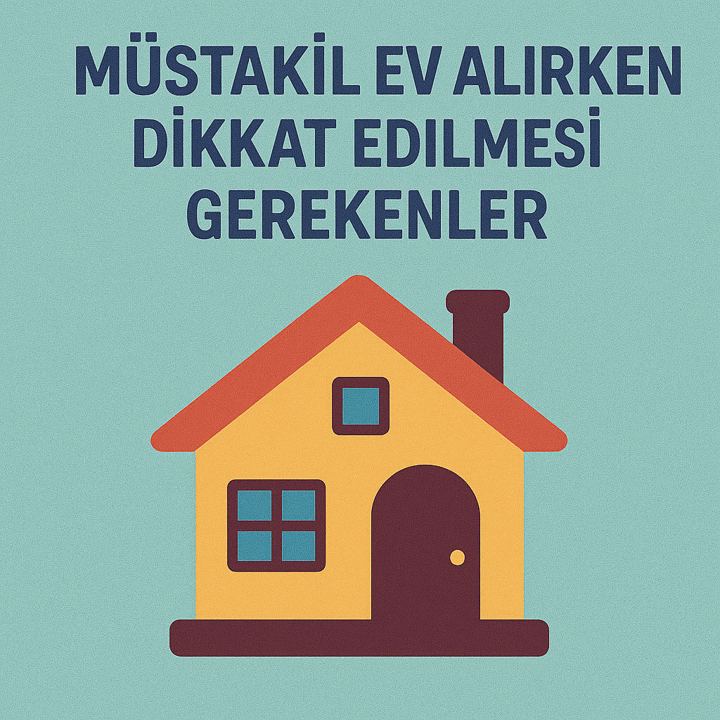 Müstakil Ev Alırken Dikkat Edilmesi Gerekenler
