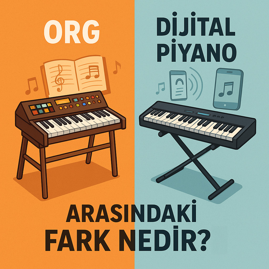 Org ile Dijital Piyano Farkı Org ile Dijital Piyano Farkı
