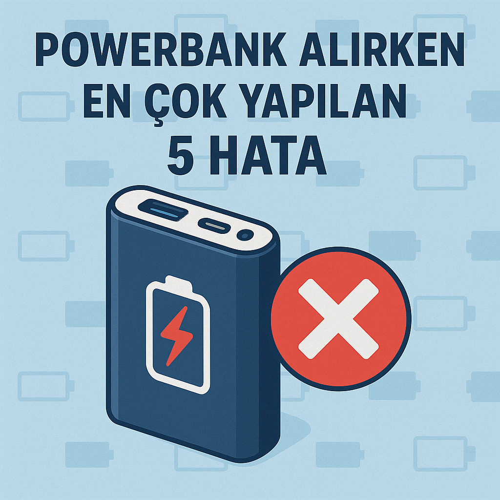 Powerbank Alırken Yapılan Hatalar Powerbank Alırken Yapılan Hatalar
