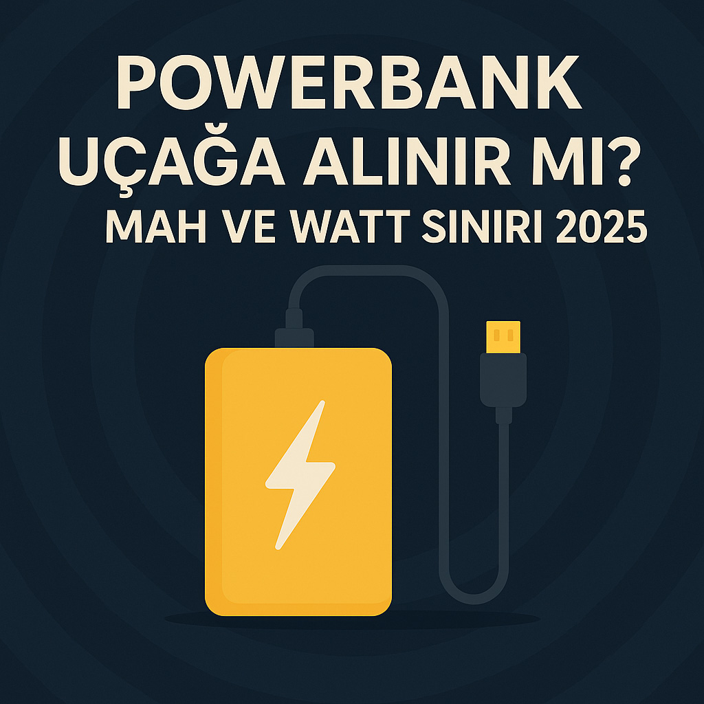 Powerbank Uçağa Alınır mı? mAh ve Watt Sınırı 2025