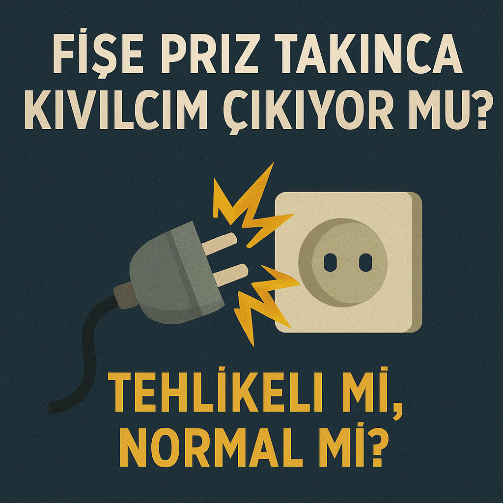 Fişe Priz Takınca Kıvılcım Çıkıyor