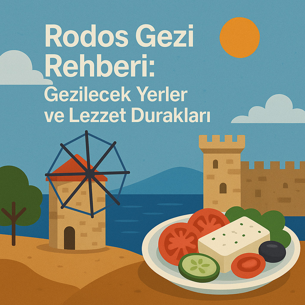 Rodos Gezi Rehberi: Gezilecek Yerler ve Lezzet Durakları