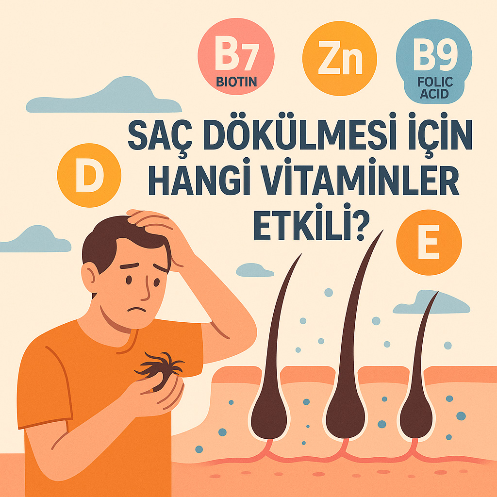 Saç Dökülmesi İçin Hangi Vitaminler Etkili?
