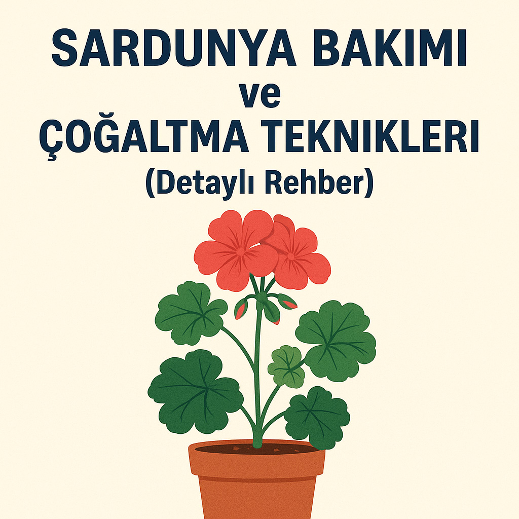 Sardunya Bakımı ve Çoğaltma Teknikleri
