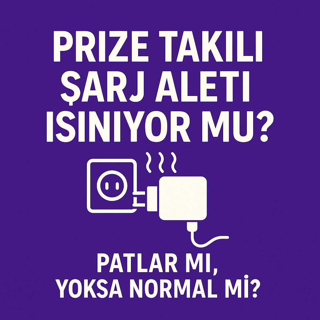 prize takılı şarj aleti ısınıyor