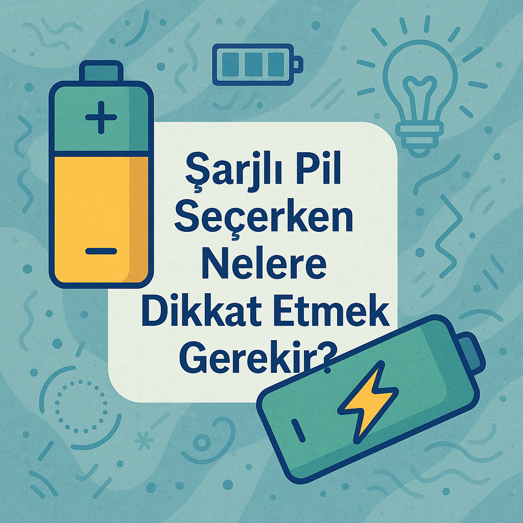 Şarjlı pil seçerken dikkat edilmesi gerekenler