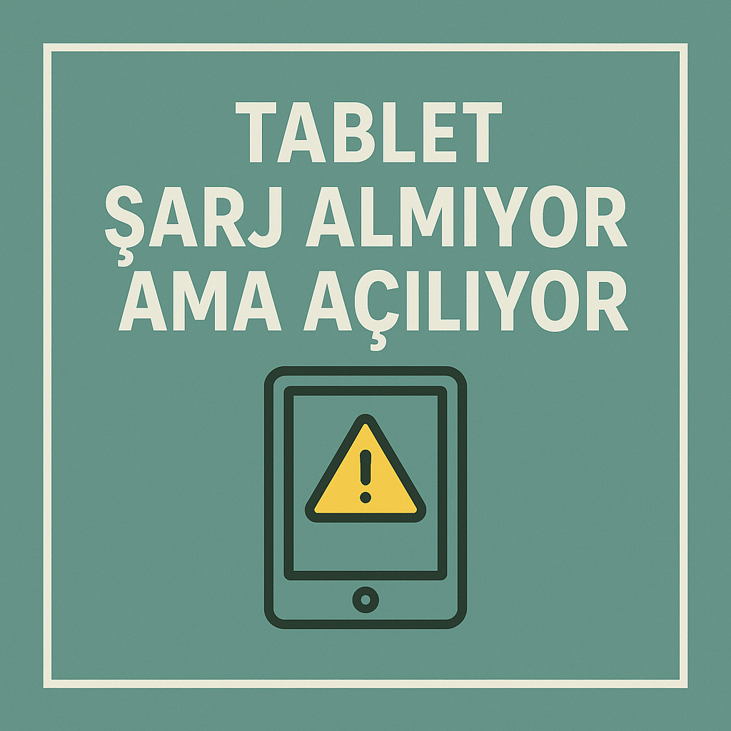 Tablet Şarj Almıyor Ama Açılıyor