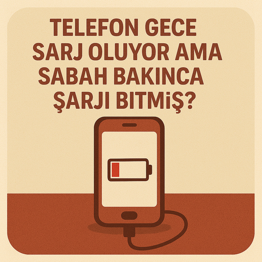 Telefon Gece Şarj Oluyor Ama Sabah Bakınca Şarjı Bitmiş? Telefon Gece Şarj Oluyor Ama Sabah Bakınca Şarjı Bitmiş?