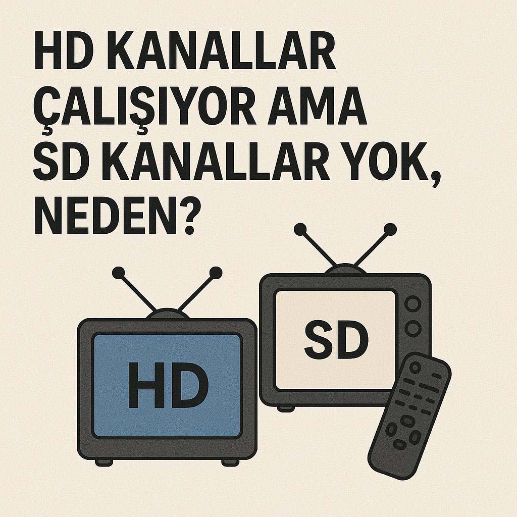 HD Kanallar Çalışıyor Ama SD Kanallar Yok