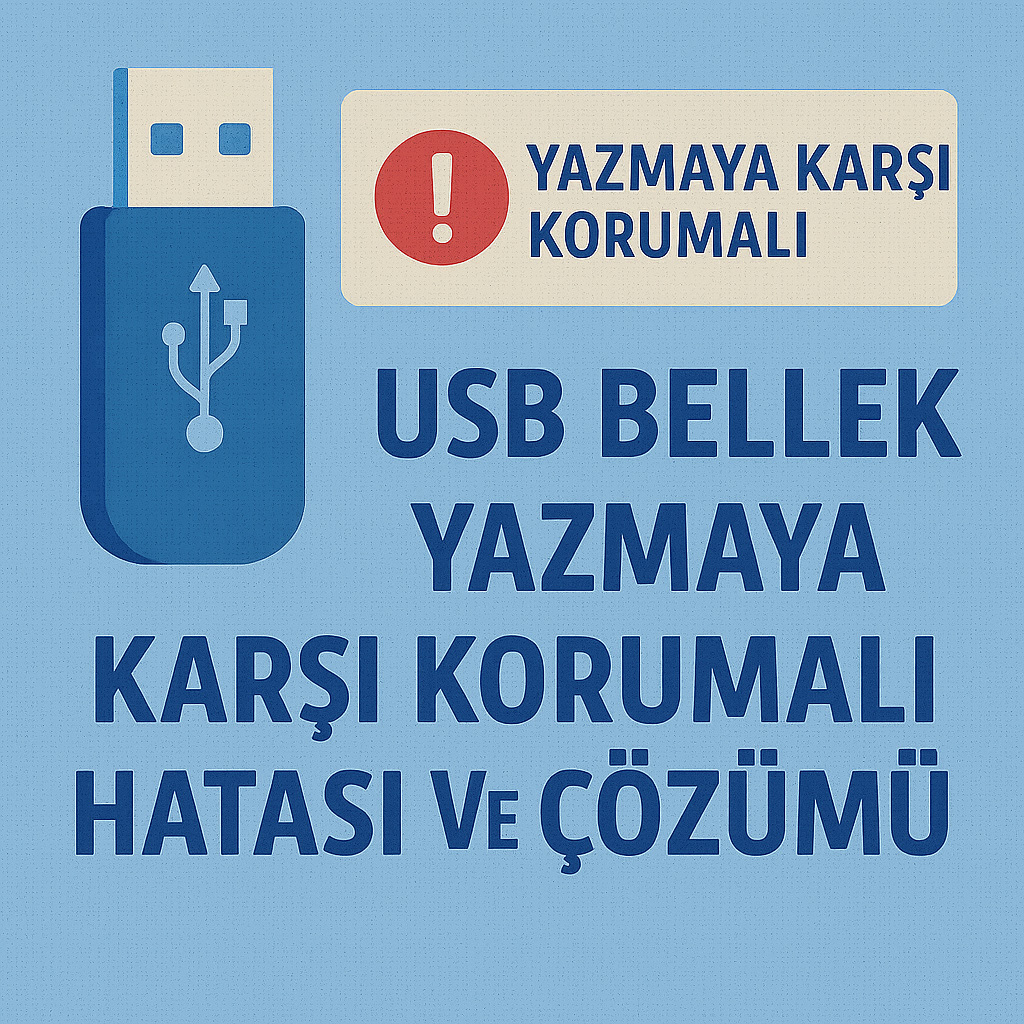 USB Bellek Yazmaya Karşı Korumalı Ne Demek Hatası ve Çözümü USB Bellek Yazmaya Karşı Korumalı Ne Demek Hatası ve Çözümü