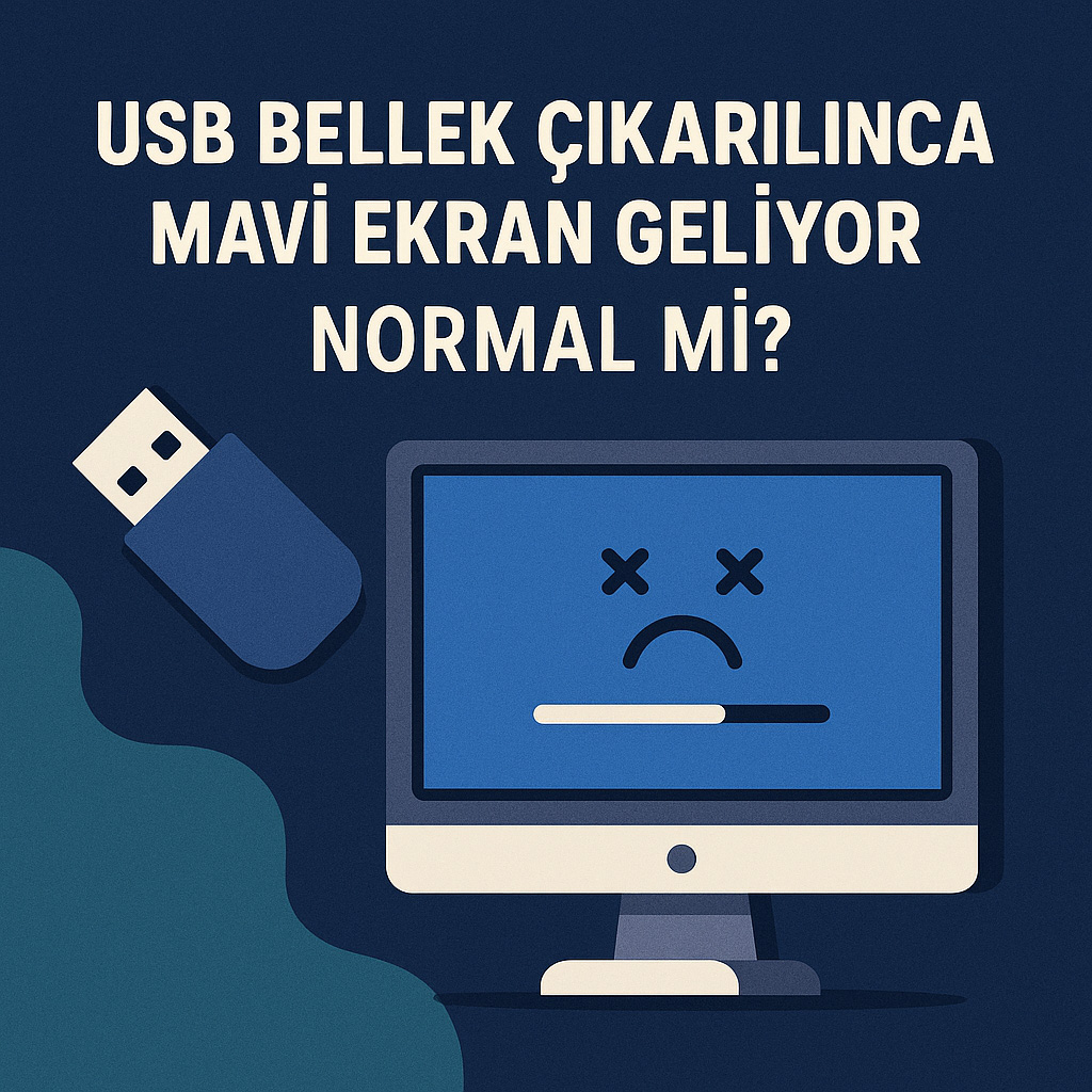USB Bellek Mavi Ekran