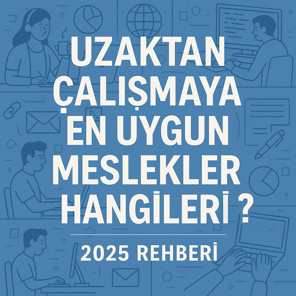 Uzaktan Çalışmaya En Uygun Meslekler hangileri? 2025 Rehberi