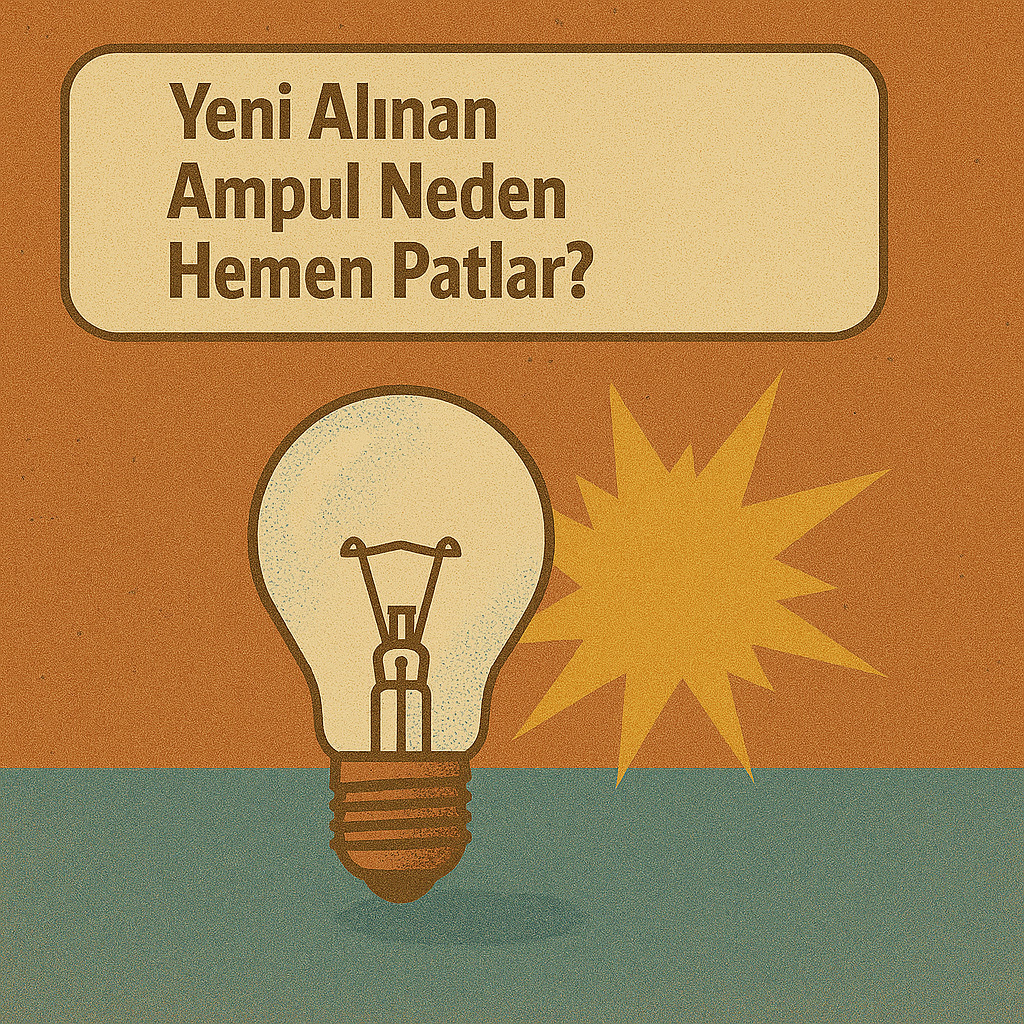 Yeni alınan ampul neden hemen patlar