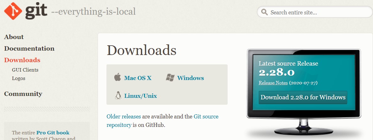 download git