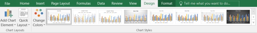 excel chart styles