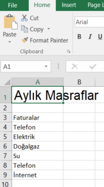 excel font size