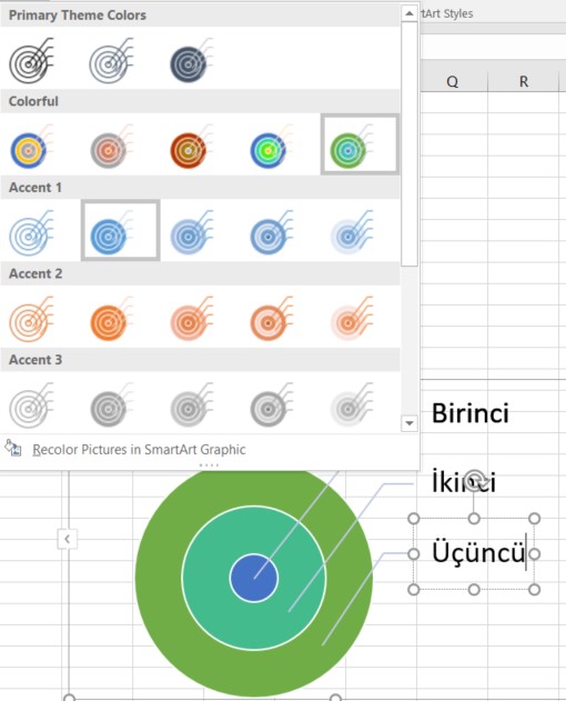 excel hedefler