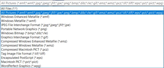 excel resim ekleme uzantılar