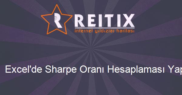 Excel'de Sharpe Oranı Hesaplaması Yapmak