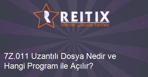 7Z.011 Uzantılı Dosya Nedir ve Hangi Program ile Açılır?