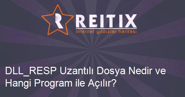 DLL_RESP Uzantılı Dosya Nedir ve Hangi Program ile Açılır?