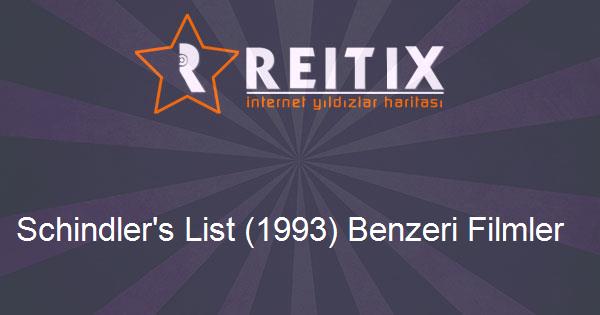 Schindler's List (1993) Benzeri Filmler