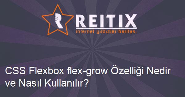 CSS Flexbox flex-grow Özelliği Nedir ve Nasıl Kullanılır?