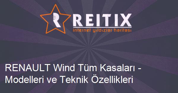 RENAULT Wind Tüm Kasaları - Modelleri ve Teknik Özellikleri