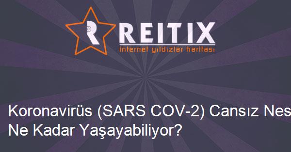 Koronavirüs (SARS COV-2) Cansız Nesnelerde Ne Kadar Yaşayabiliyor?