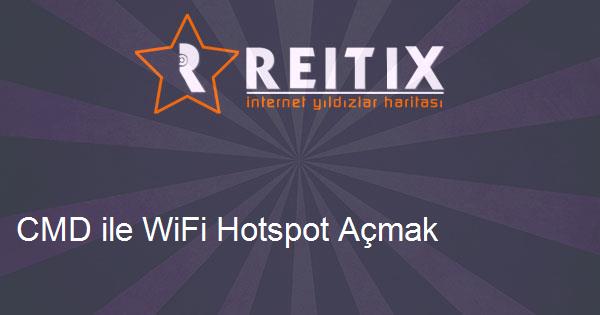 CMD ile WiFi Hotspot Açmak