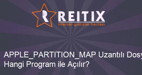 APPLE_PARTITION_MAP Uzantılı Dosya Nedir ve Hangi Program ile Açılır?