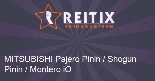 MITSUBISHI Pajero Pinin / Shogun Pinin / Montero iO Tüm Kasaları - Modelleri ve Teknik Özellikleri