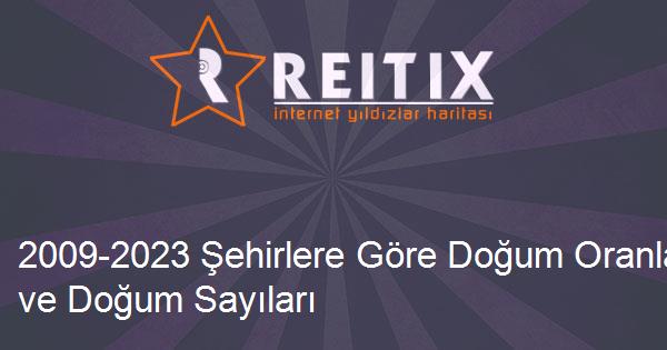 2009-2023 Şehirlere Göre Doğum Oranları ve Doğum Sayıları