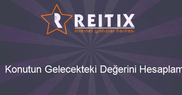 Konutun Gelecekteki Değerini Hesaplamak (Excel)