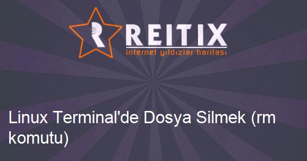 Linux Terminal'de Dosya Silmek (rm komutu)