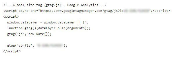 google analytics code