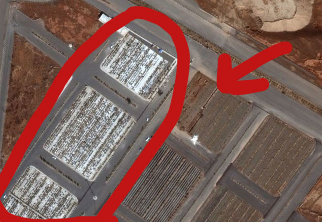 iran kireç toplu mezar uydu görüntüsü