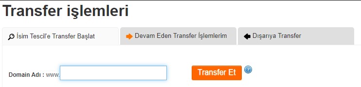 isimtescil domain transferi