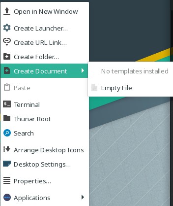 linux create document
