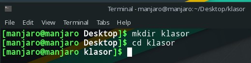 linux terminal cd command