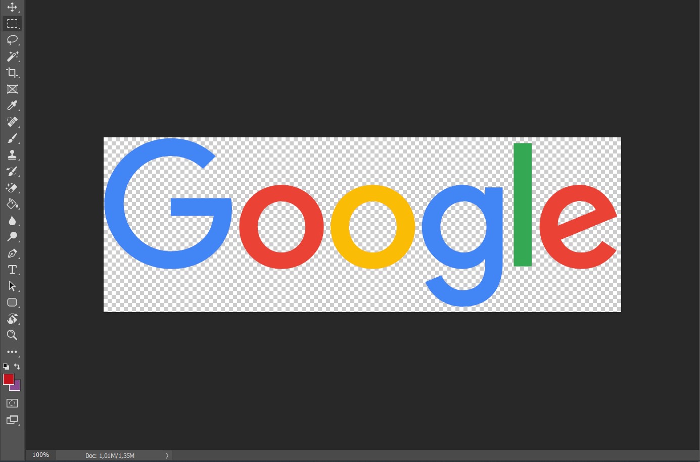 photoshop google logo