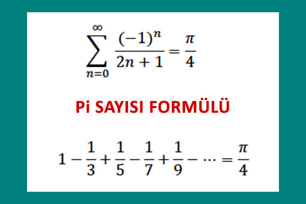 pi sayısı hesaplama formülü